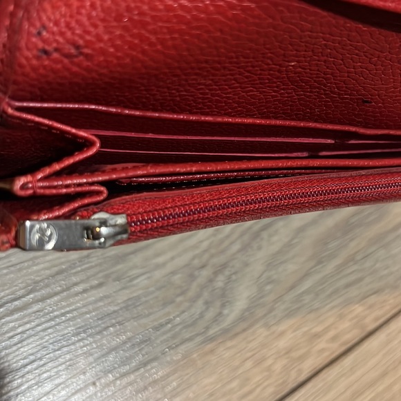 Longchamp Leather red wallet - Picture 4 of 13